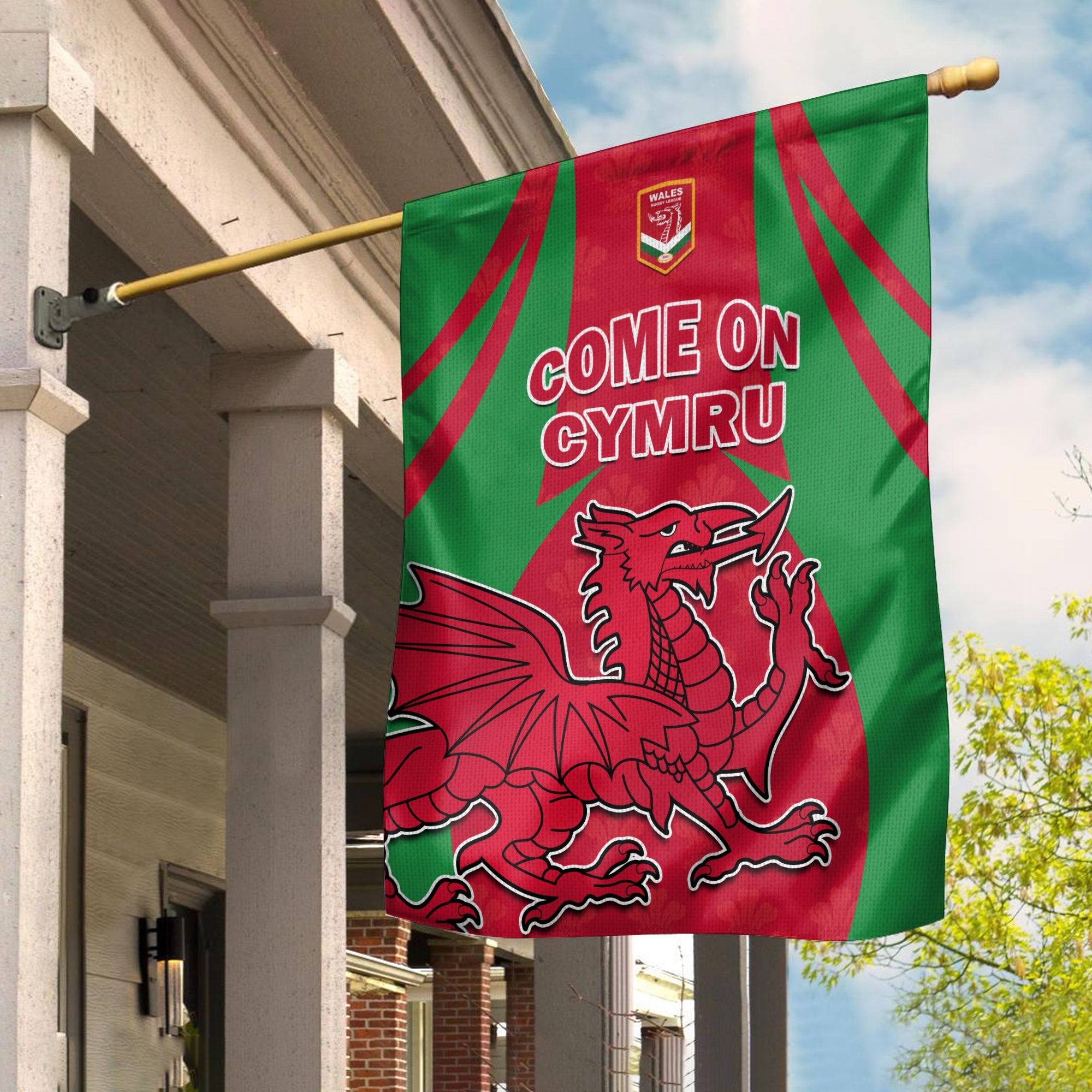 Wales Rugby Flag The Dragons National Team Come On Cymru - Wonder Print Shop