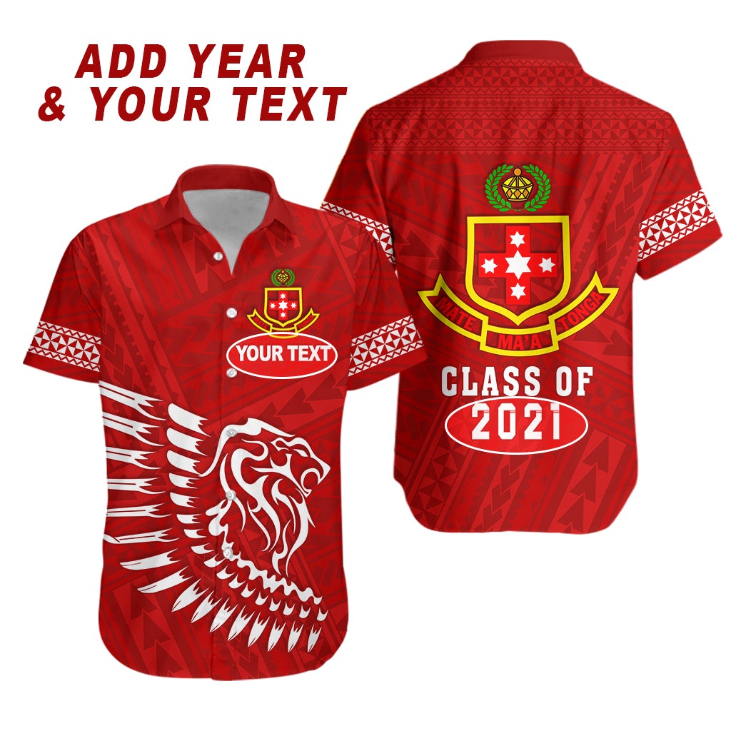 (Custom Personalised) Lion Kolisi Tonga Hawaiian Shirt Atele - Year Class and Your Text LT13 - Wonder Print Shop