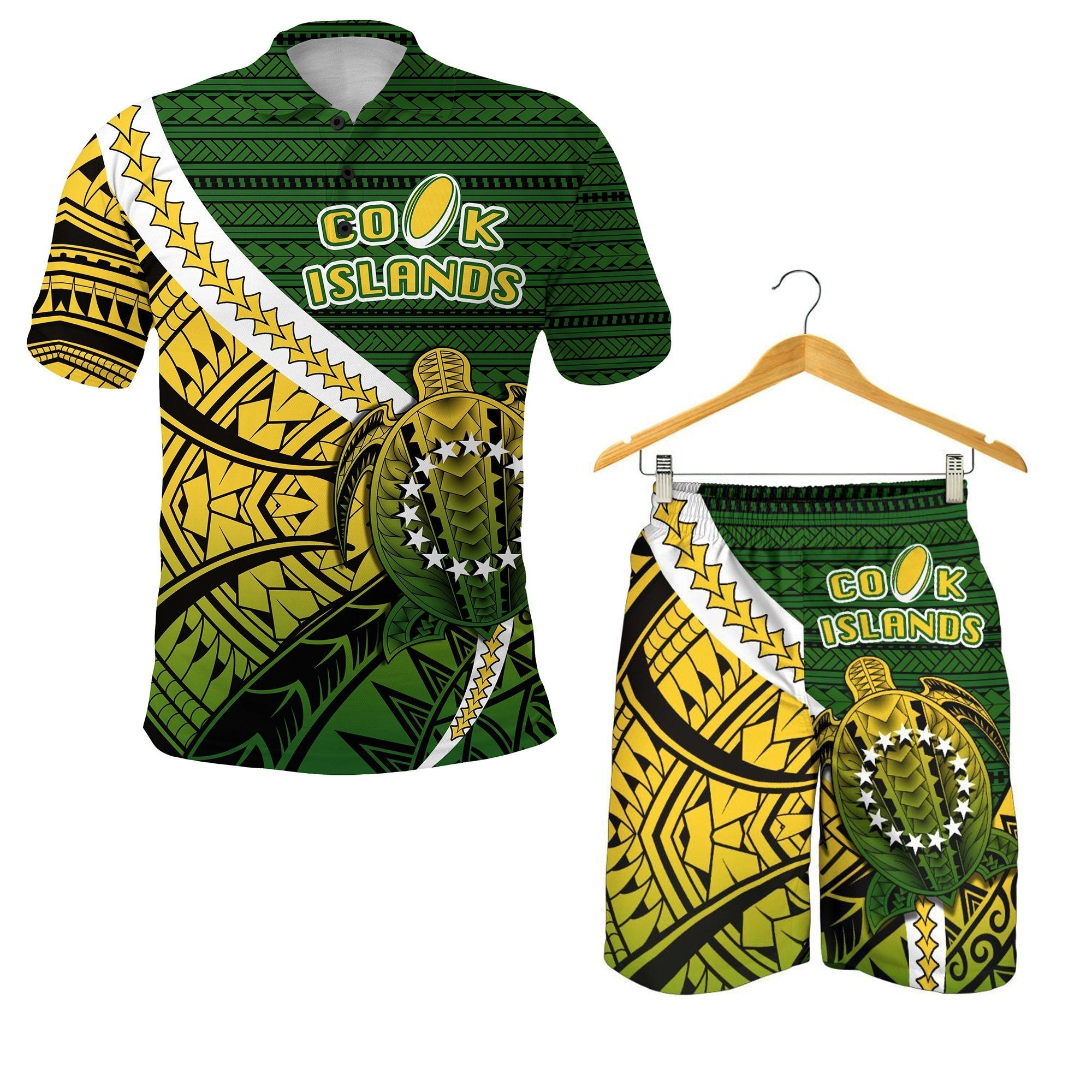 combo-polo-shirt-and-men-short-cook-islands-style-turtle-rugby