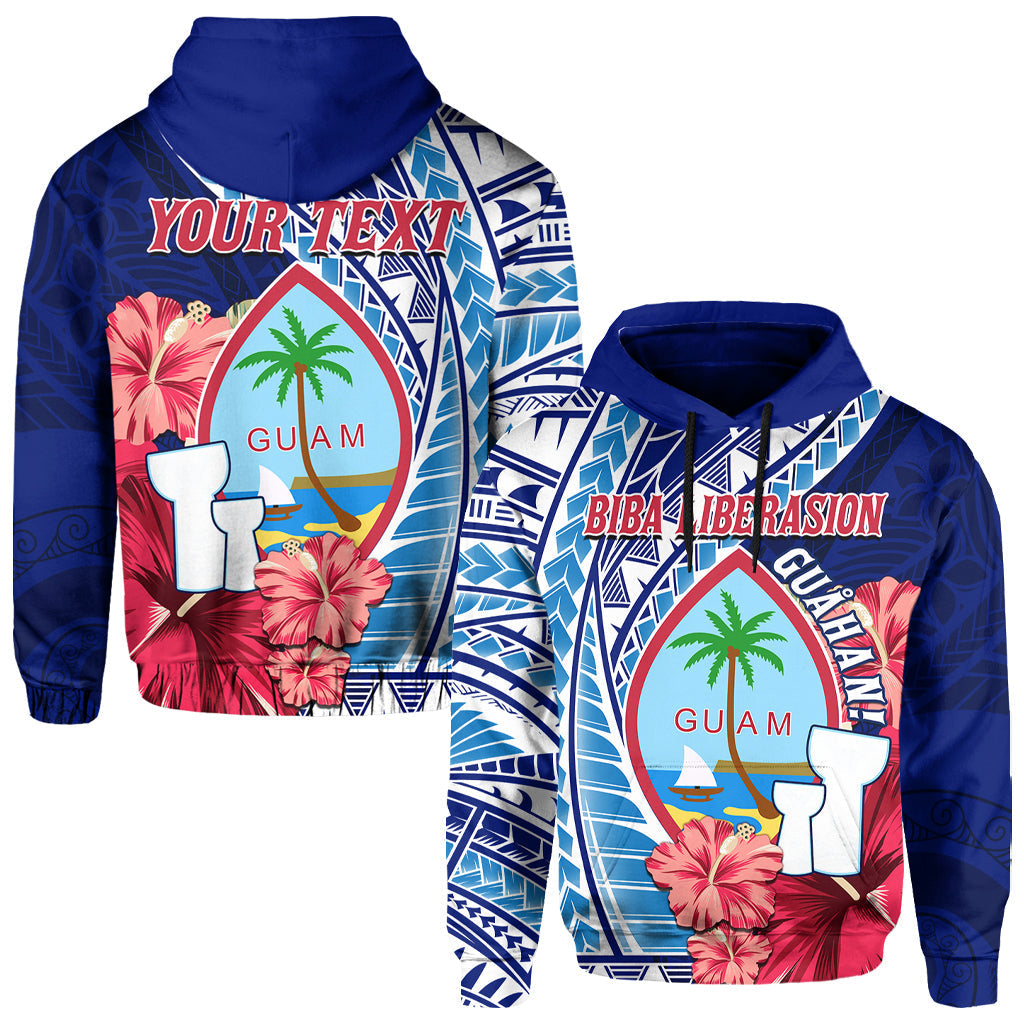 Custom Guam Chamorro Hoodie Happy Liberation Day Latte Stone LT13 - Wonder Print Shop