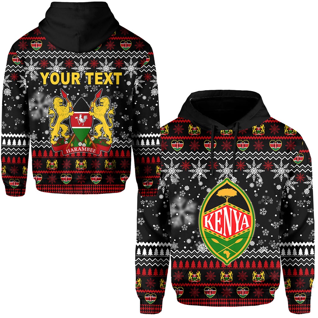 kenya-christmas-personalized-hoodie-shield-mix-african-pattern