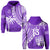 Custom Text and Number Fiji Rugby Sevens Hoodie Fijian 7s Tapa Polynesian Purple LT13 - Wonder Print Shop