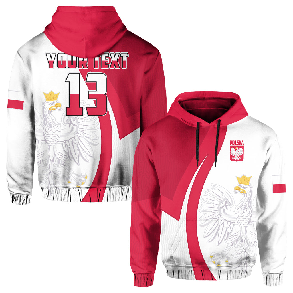 Custom Poland Football Hoodie Come On Biao Czerwoni Soccer Polski Champions World Cup LT13 - Wonder Print Shop