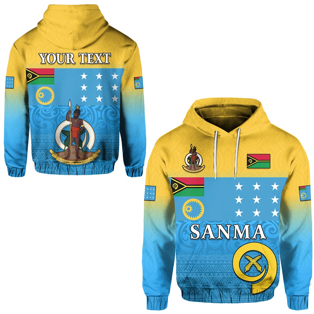 Custom Sanma Province Hoodie Vanuatu Proud LT13 - Wonder Print Shop