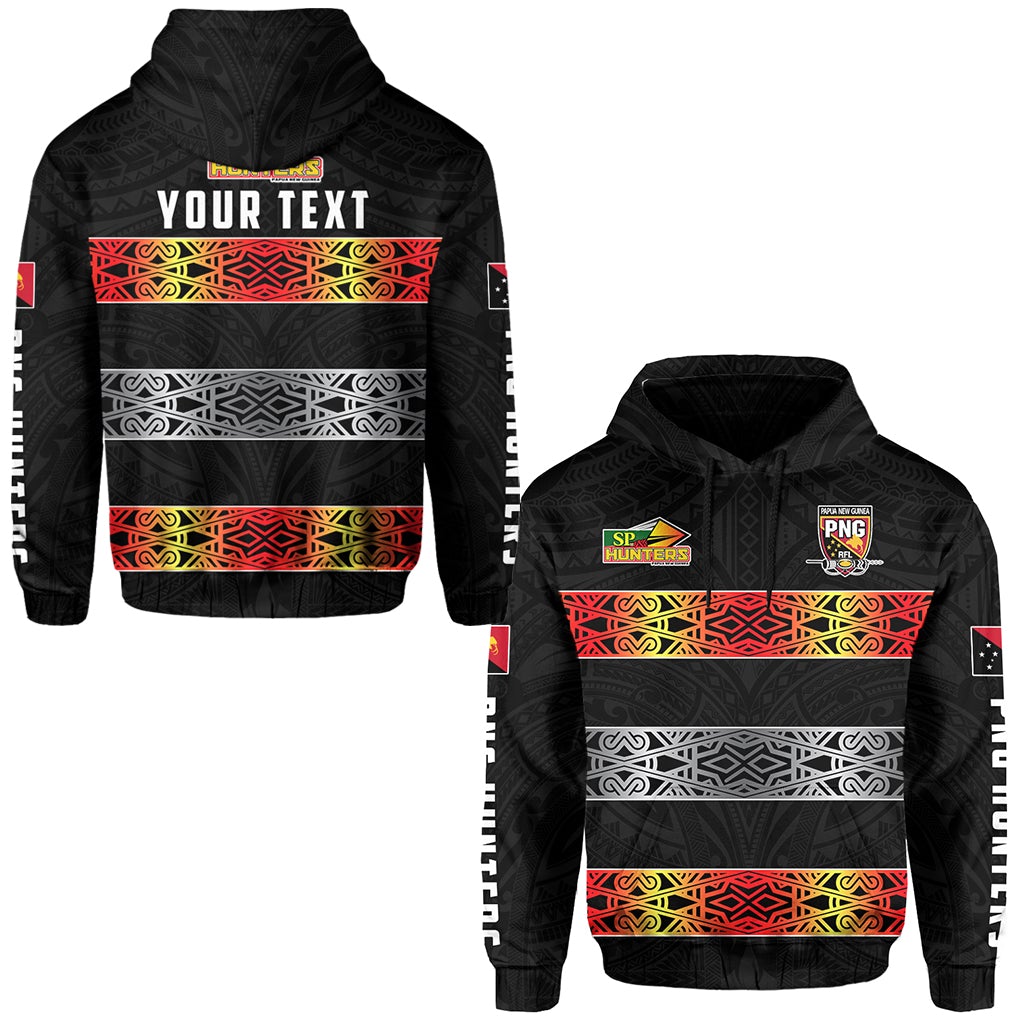 Custom The Hunters PNG Hoodie Papua New Guinea Hunters Rugby LT13 - Wonder Print Shop