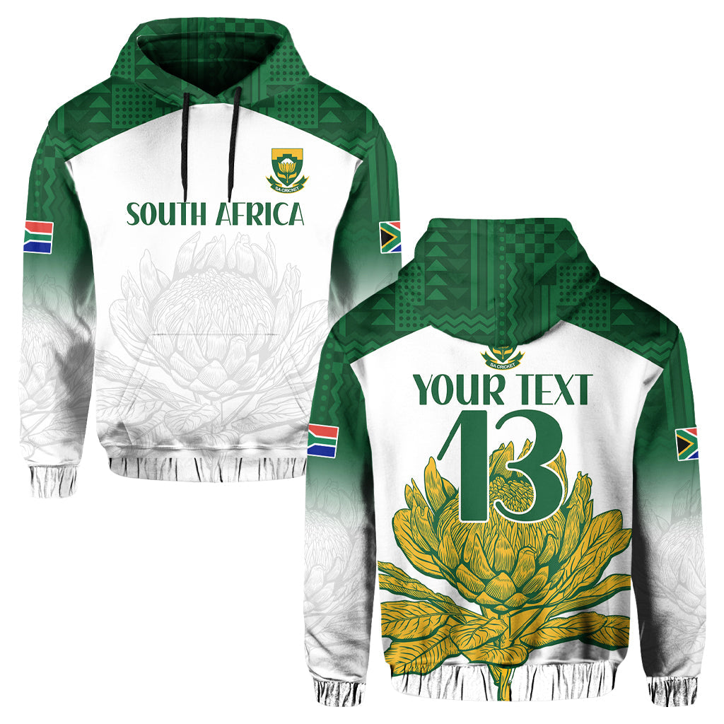 Custom South Africa CrickeHoodie Go Proteas Boxing Day Test LT13 - Wonder Print Shop