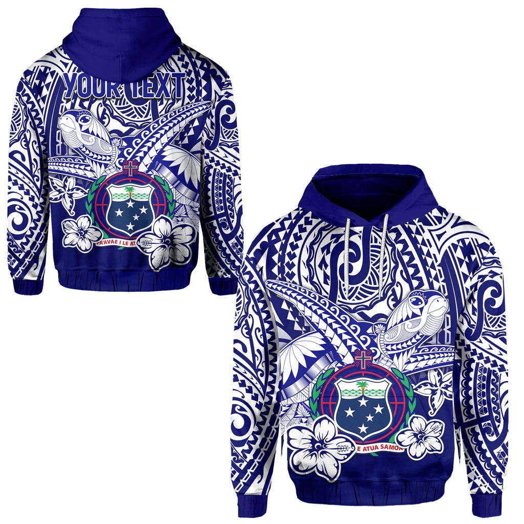 Custom Samoa Polynesian Hoodie Samoan Loved Turtles LT13 - Wonder Print Shop