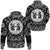 Viking Hoodie Hati and Skoll Runes with Bandana Paisley Style RLT12 - Wonder Print Shop