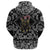 Viking Hoodie Hati and Skoll with Bandana Paisley Style RLT12 - Wonder Print Shop