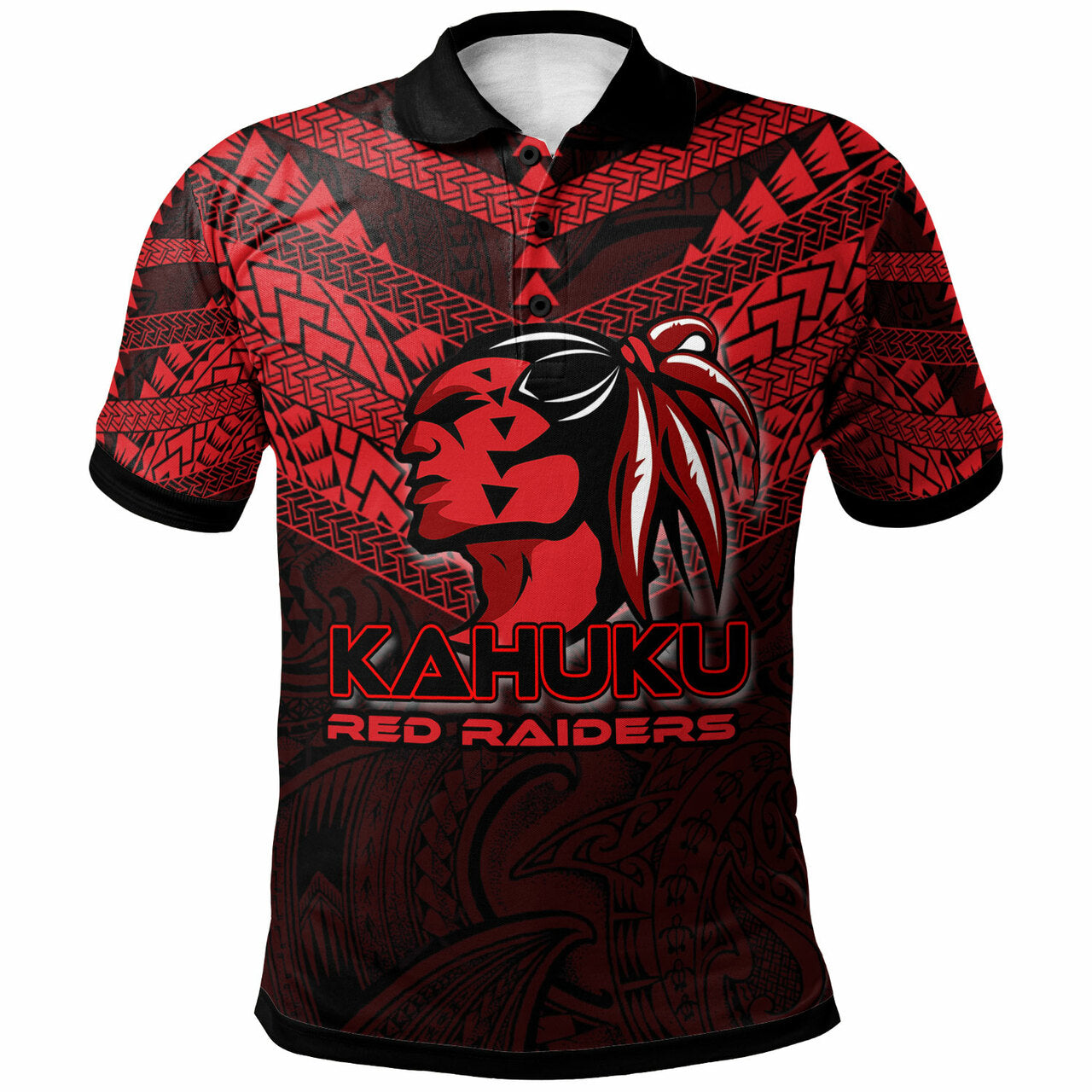 Custom Hawaii Polo Shirt Kahuku High and intermediate School Logo LT10 - Wonder Print Shop