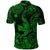 Hawaii Angry Shark Polynesian Polo Shirt Unique Style Green LT8 - Wonder Print Shop