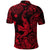 Hawaii Shark Angry Polynesian Polo Shirt Unique Style Red LT8 - Wonder Print Shop