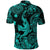 Hawaii Angry Shark Polynesian Polo Shirt Unique Style Turquoise LT8 - Wonder Print Shop