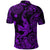 Hawaii Angry Shark Polynesian Polo Shirt Unique Style Purple LT8 - Wonder Print Shop