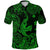 Hawaii Angry Shark Polynesian Polo Shirt Unique Style Green LT8 - Wonder Print Shop