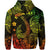 Custom Hawaii Fish Hook Polynesian Zip Hoodie Unique Style Reggae LT8 - Wonder Print Shop