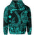 Custom Hawaii Fish Hook Polynesian Zip Hoodie Unique Style Turquoise LT8 - Wonder Print Shop