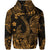 Custom Hawaii Fish Hook Polynesian Hoodie Unique Style Gold LT8 - Wonder Print Shop