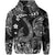 Custom Hawaii Fish Hook Polynesian Zip Hoodie Unique Style Black LT8 - Wonder Print Shop