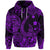 Custom Hawaii Fish Hook Polynesian Hoodie Unique Style Purple LT8 - Wonder Print Shop