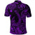 Hawaii Fish Hook Polynesian Polo Shirt Unique Style Purple LT8 - Wonder Print Shop