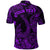 Custom Hawaii Fish Hook Polynesian Polo Shirt Unique Style Purple LT8 - Wonder Print Shop