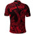 Custom Hawaii Fish Hook Polynesian Polo Shirt Unique Style Red LT8 - Wonder Print Shop