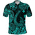 Custom Hawaii Fish Hook Polynesian Polo Shirt Unique Style Turquoise LT8 - Wonder Print Shop