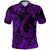 Hawaii Fish Hook Polynesian Polo Shirt Unique Style Purple LT8 - Wonder Print Shop