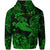 Custom Hawaii Hammer Shark Polynesian Zip Hoodie Unique Style Green LT8 - Wonder Print Shop