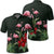 Hawaii Hibiscus Flamingo Polo Shirt - Wonder Print Shop