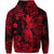 Custom Hawaii Pineapple Polynesian Hoodie Unique Style Red LT8 - Wonder Print Shop