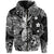 Custom Hawaii Pineapple Polynesian Zip Hoodie Unique Style Black LT8 - Wonder Print Shop