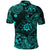 Hawaii Shaka Polynesian Polo Shirt Unique Style Turquoise LT8 - Wonder Print Shop