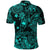 Surfing Hawaii Golf Shirts Polynesian Polo Shirt Unique Style Turquoise LT8 - Wonder Print Shop