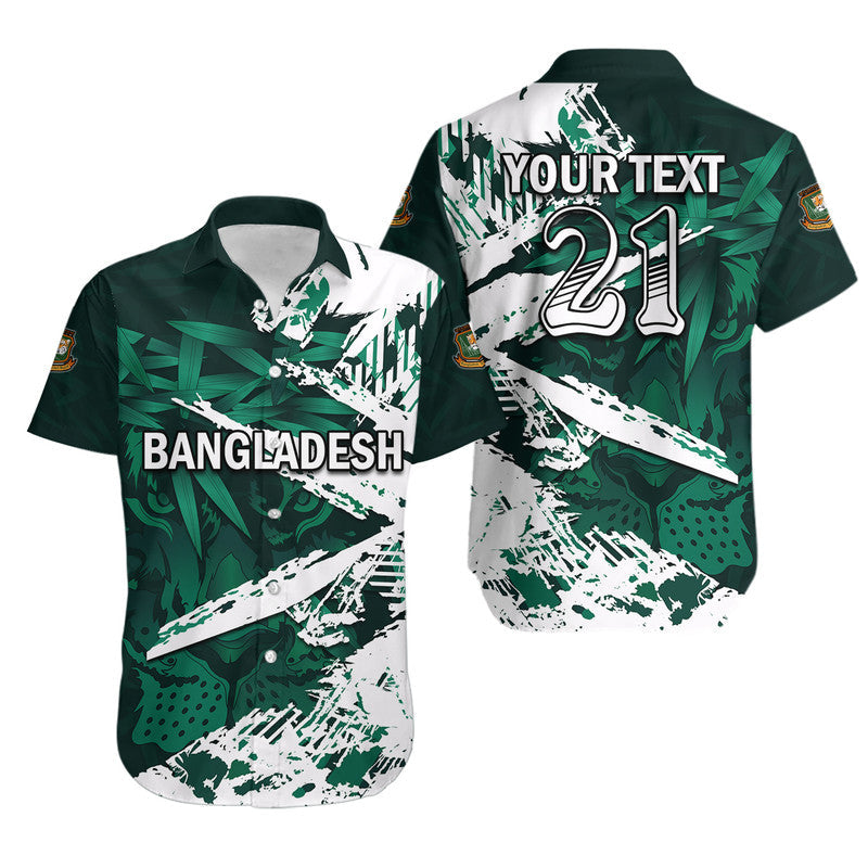 (Custom Personalised) Bangladesh Cricket Team Hawaiian Shirt Special Bangla Tigers - Wonder Print Shop