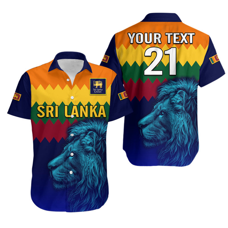 (Custom Personalised) Sri Lanka The Lions Cricket Hawaiian Shirt - Wonder Print Shop