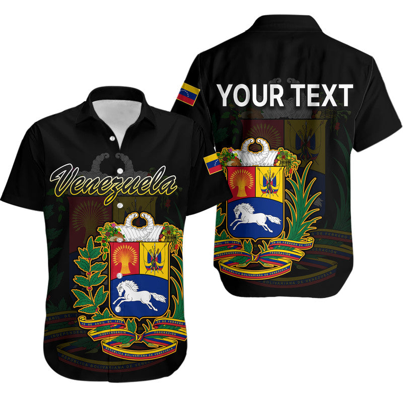 (Custom Personalised) Venezuela Coat Of Arms Hawaiian Shirt - Wonder Print Shop