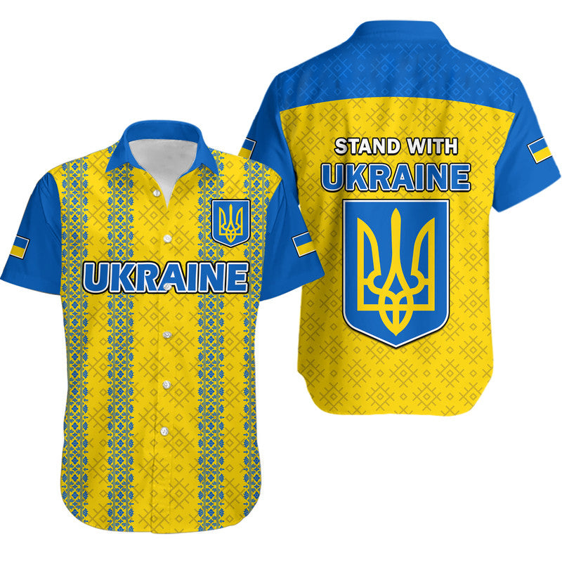 Ukraine Stand With UKRAINE Hawaiian Shirt - Wonder Print Shop