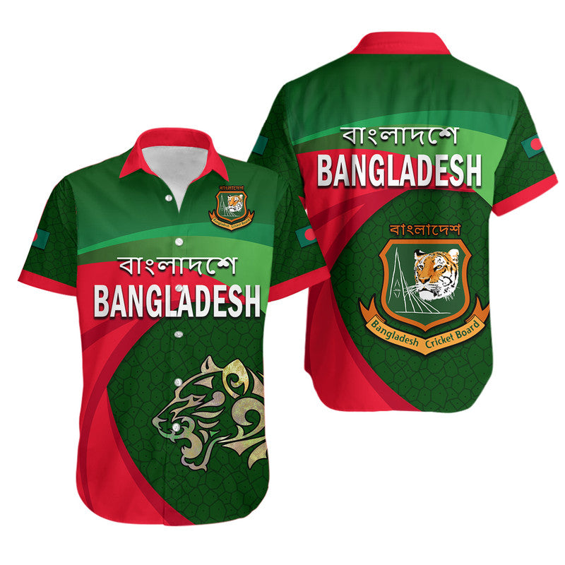 Bangladesh Cricket Team Hawaiian Shirt Bangla Tigers Simple - Wonder Print Shop