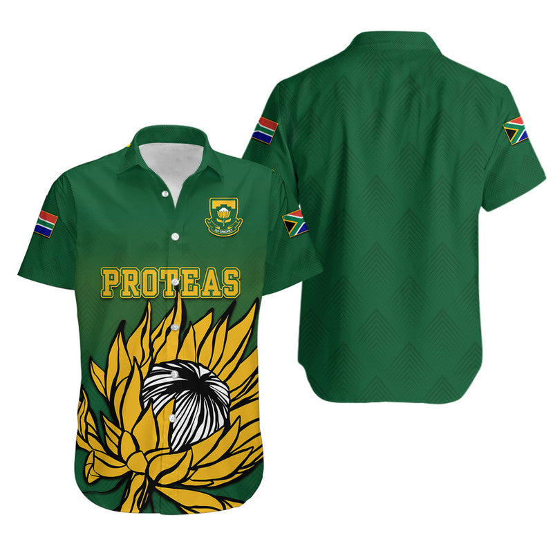 South Africa National Cricket Team Hawaiian Shirt Proteas Sport Green Style - Wonder Print Shop