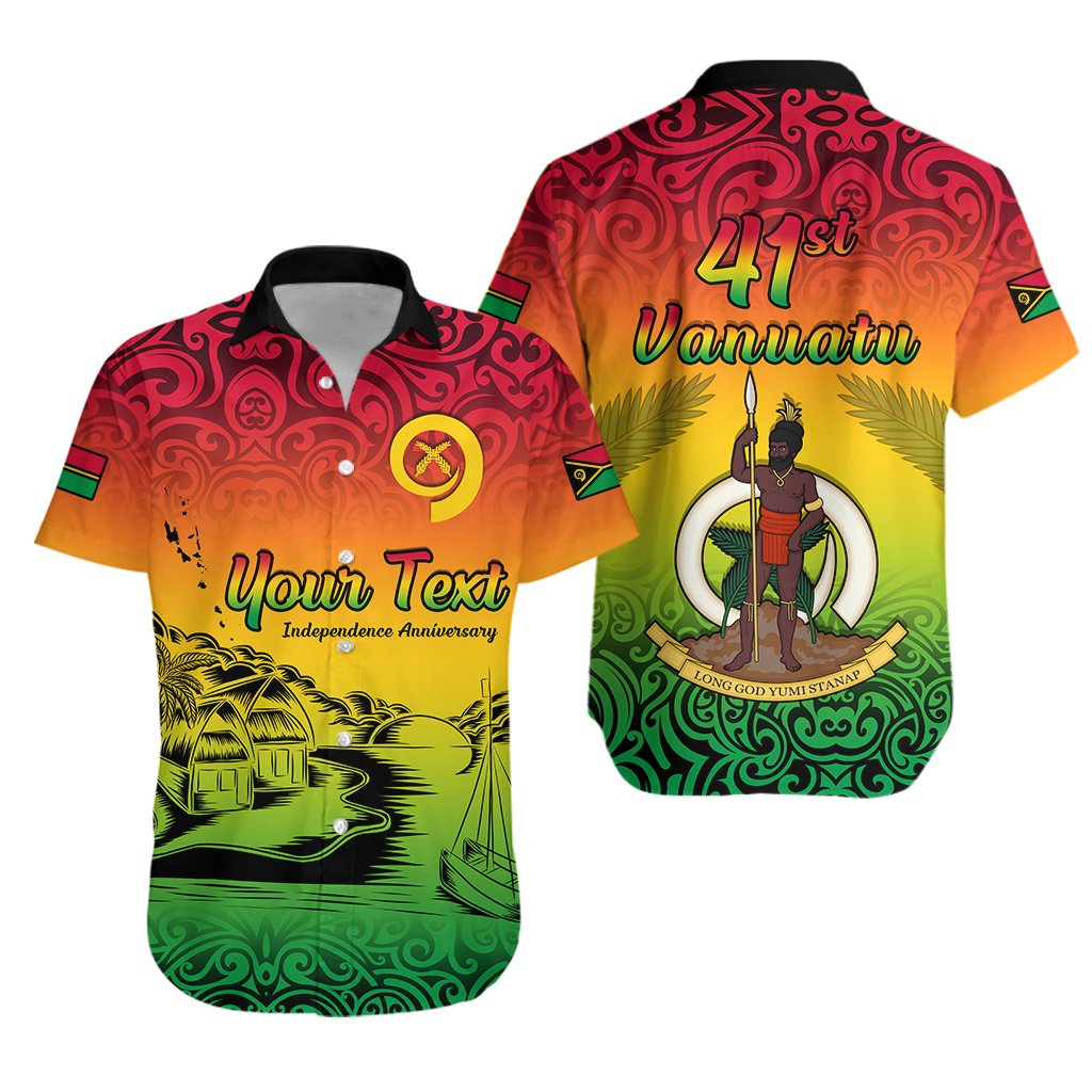 (Custom Personalised) Vanuatu Peaceful Hawaiian Shirt - Independence Anniversary LT13 - Wonder Print Shop