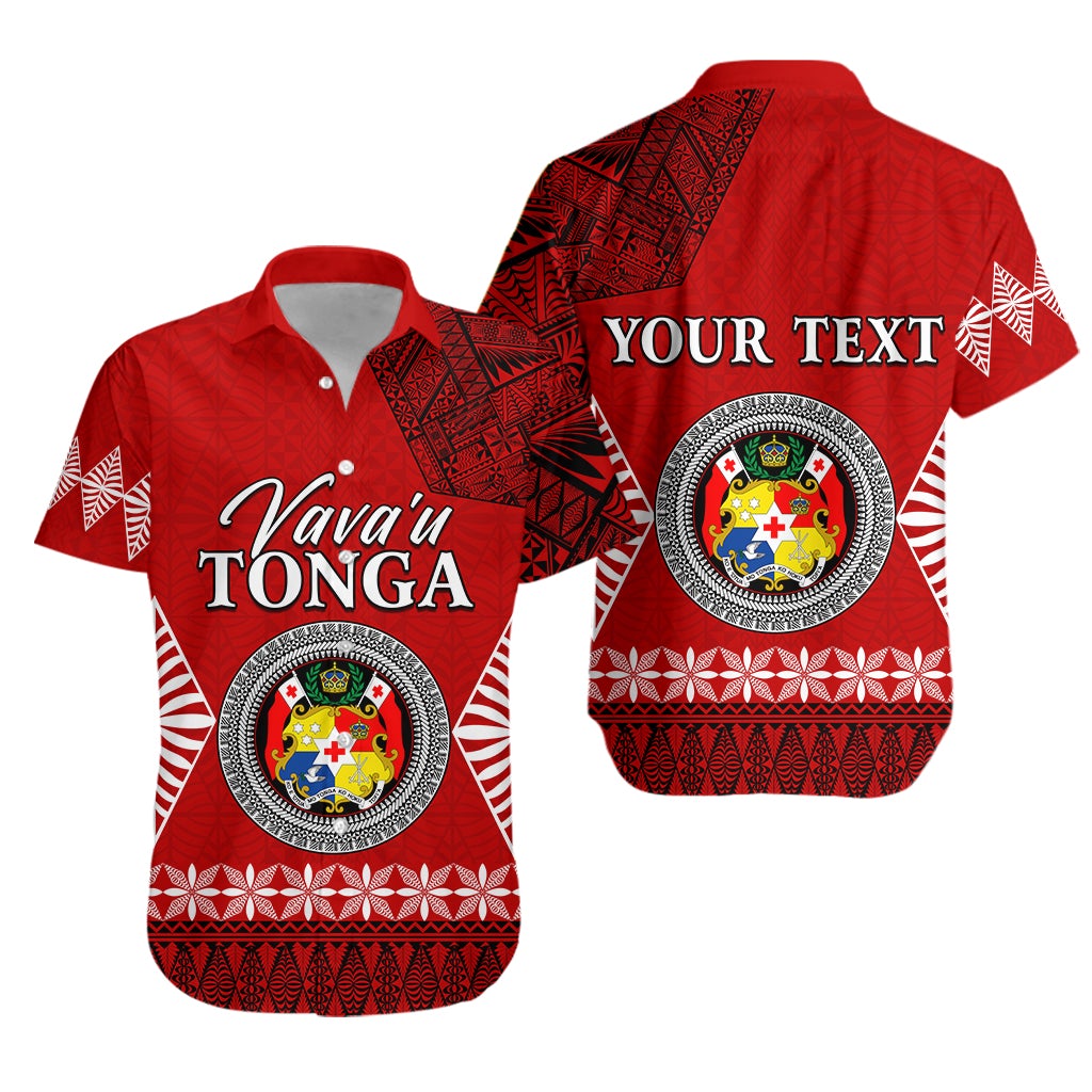 (Custom Personalised) Vava u Tonga Hawaiian Shirt Tongan Ngatu LT13 - Wonder Print Shop