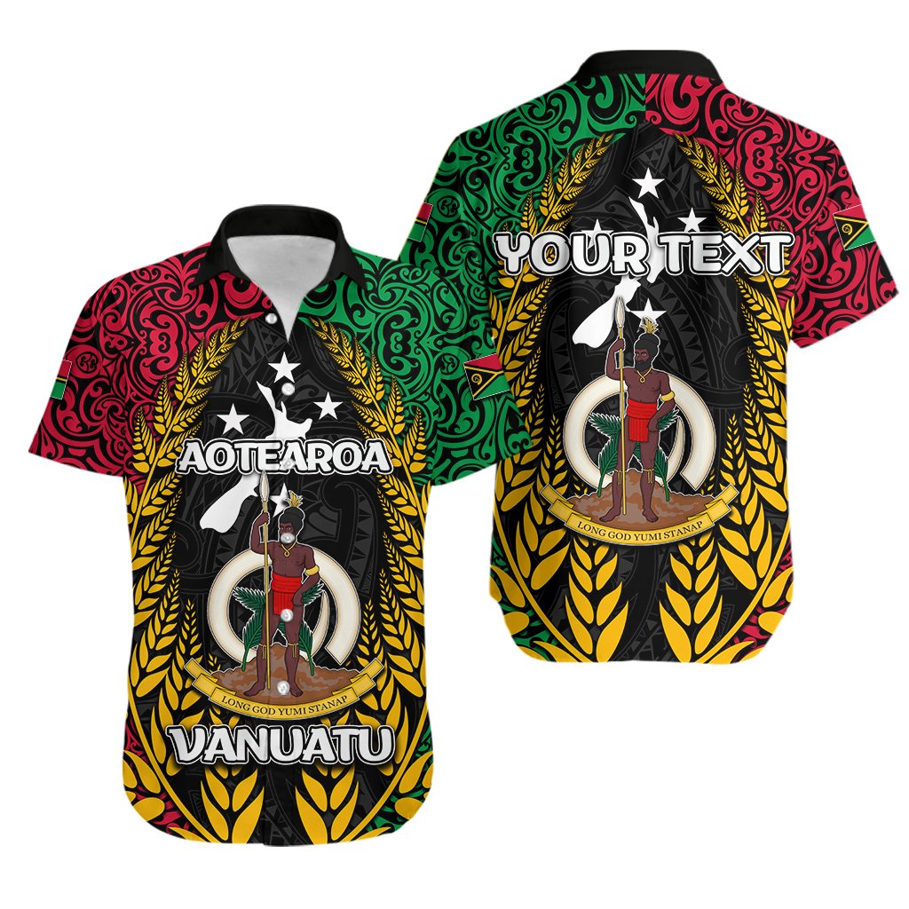 (Custom Personalised) Vanuatu Hawaiian Shirt Mix Maori Aotearoa LT6 - Wonder Print Shop