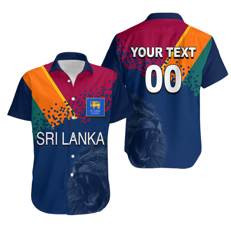 (Custom Personalised And Number) Sri Lanka Cricket Jersey Hawaiian Shirt  LT6 - Wonder Print Shop