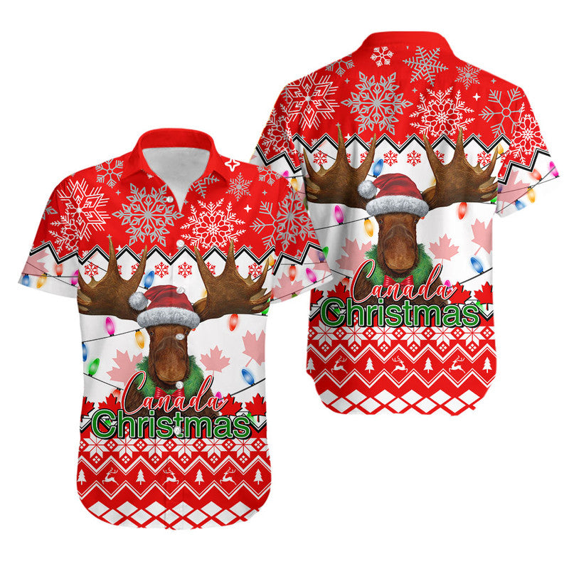 Christmas Moose Canada Hawaiian Shirt 2022  LT6 - Wonder Print Shop