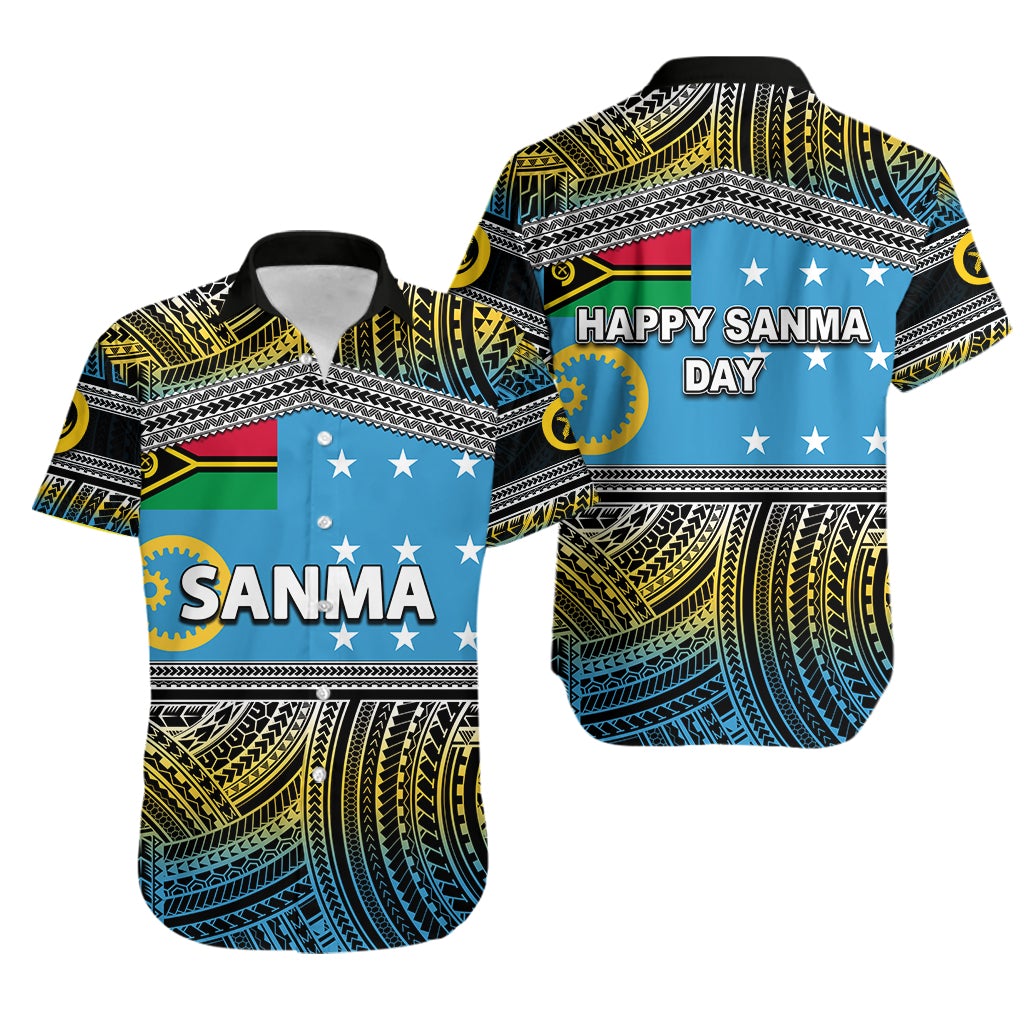 (Custom Personalised) Sanma Province Hawaiian Shirt Of Vanuatu Polynesian Patterns No.2 LT6 - Wonder Print Shop