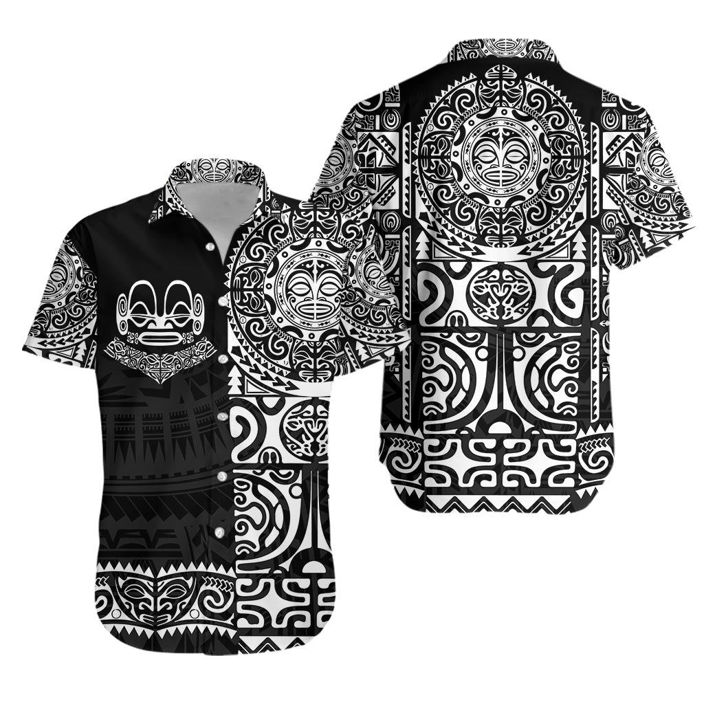 Marquesas Islands Hawaiian Shirt Marquesan Tattoo Unique Style - Black LT8 - Wonder Print Shop