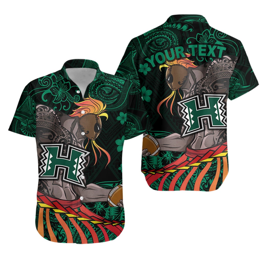 (Custom Personalised) Hawaii Warriors Polynesian Hawaiian Shirt Unique Style - Green LT8 - Wonder Print Shop