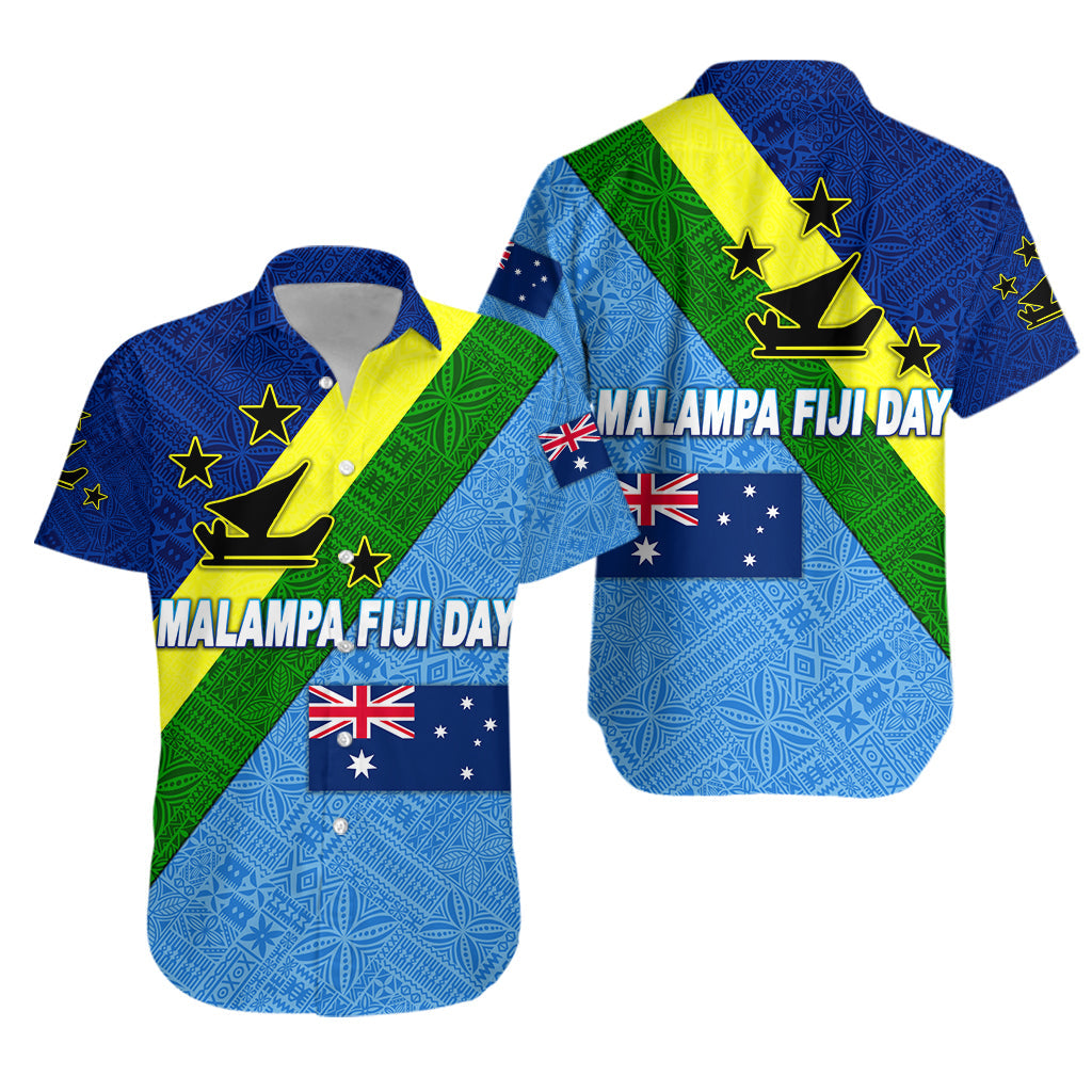 Vanuatu Malampa And Fiji Day Hawaiian Shirt Simple Style - Australia Flag LT8 - Wonder Print Shop